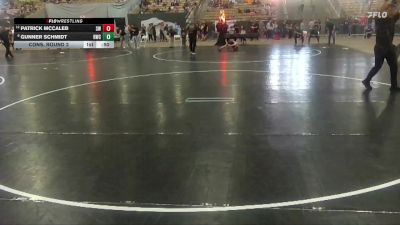 55 lbs Cons. Round 2 - Gunner Schmidt, Rabbit Wrestling Club vs Patrick McCaleb, Swarm Wrestling
