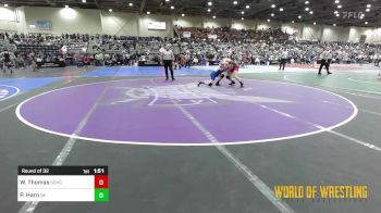 152 lbs Round Of 32 - William Thomas, Salem Elite Mat Club vs Preston Harn, Nevada Elite