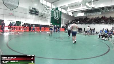 285 lbs Champ. Round 2 - Reece Bradley, Vista Murrieta vs Michael Morales, Los Osos