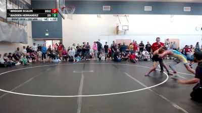 132 lbs Quarters - Bridger Scales, Mountain Man Wrestling Club vs Madden Hernandez, Sublime Wrestling Academy