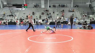 107 lbs Rr Rnd 1 - Peyton Rego, Valley Girlz - HSG vs Cassidy O`Connell, Team RJN Green - HSG