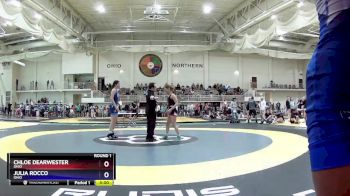 115 lbs Round 1 - Chloe Dearwester, Ohio vs Julia Rocco, Ohio