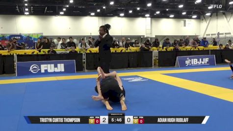 Adian Hugh Rudlaff vs Tristyn Curtis Thompson 2025 World IBJJF Jiu-Jitsu No-Gi Championship