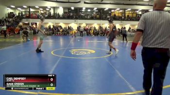 165 lbs Round 2 (10 Team) - Hunter Heath, Southwestern Michigan College vs Brenden Kurtze, Alma