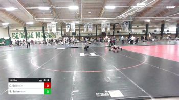 157 lbs Semifinal - Connor Eck, Lock Haven - UNATT vs Blake Saito, Brown - UNATT