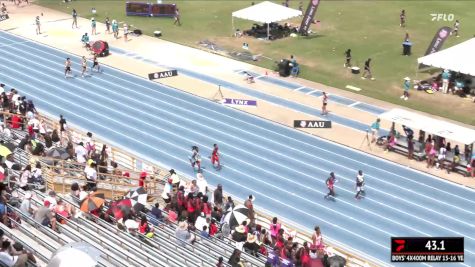 Youth Boys' 4x400m Relay, Semi-Finals 8 - Age 15-16