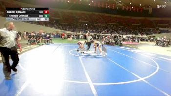 3A Boys 120 lbs Quarterfinal - Hayden Cornell, Burns Boys vs Andrei Donayri, Harrisburg Boys