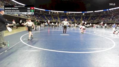 105 lbs Consy 3 - Hudson Kovach, Forest Hills vs Bryson Schlagel, Franklin Regional