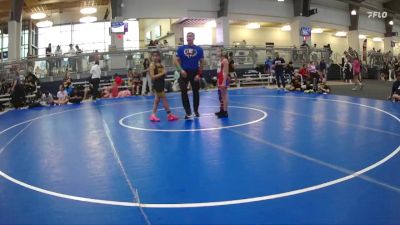 80 lbs Cons. Semi - Gabriella Alba, Cowboy Wrestling Club vs Sadie Stephenson, NXT Level Wrestling Academy