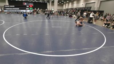 144 lbs 3rd Place Match - Chase Davis, Perrysburg Wrestling Club vs Tristan Stoeser, Berge Elite Wrestling Academy