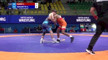 51 kg Repechage #2 - Sainath Pardhi, India vs Domenic Munaretto, United States