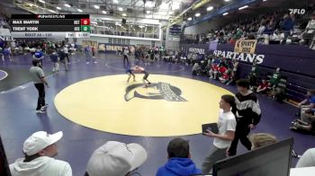 126 lbs Champ. Round 1 - Trent York, Columbia Falls vs Max Martin, Missoula Hellgate