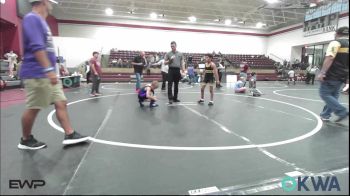 73 lbs Rr Rnd 5 - Jerald Torres, OKC Saints Wrestling vs Clayton Merrell, Mannford Pirate Youth Wrestling