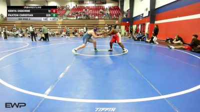 195 lbs Rr Rnd 3 - Kenya Osborne, Tulsa Union vs Paxton Christian, Glenpool