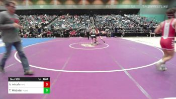 132 lbs Consi Of 32 #1 - Ty Webster, Fruitland vs Brown Micah, Foothill (Palo Cedro)