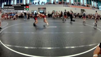 130 lbs Round 1 (6 Team) - Wyatt Martin, Misfits United vs Ryan Hancock, Creeks Wrestling