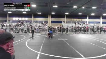 116 lbs Consi Of 16 #1 - Stella Lopez, Pounders WC vs Ameerah Colon, Thorobred