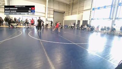 106 lbs Cons. Semi - Riley Bingham, Ridgeline Riverhawks vs Brady Kuehn, Grantsville Wrestling Club