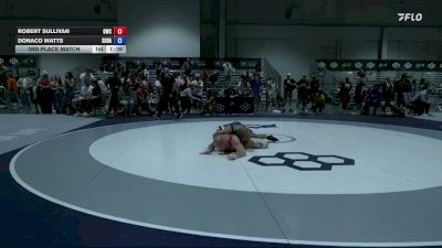 78 kg 3rd Place Match - Robert Sullivan, Outsiders Wrestling Club vs Donaco Watts, South Dakota