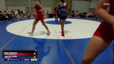 130 lbs Round 2 (6 Team) - Trinity Rakestraw, Oklahoma Blue vs Jania Dunigan, Texas Red