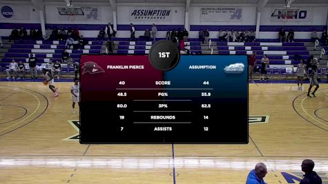 Replay: Franklin Pierce vs Assumption | Nov 20 @ 8 PM