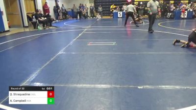 80 lbs Round Of 32 - Quintin Straquadine, Eagle WC vs Alden Campbell, Awa