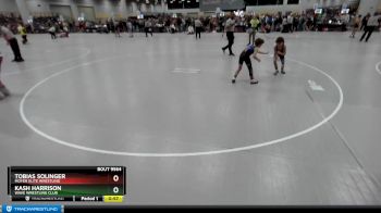 70 lbs Quarterfinal - Kash Harrison, Wave Wrestling Club vs Tobias Solinger, Moyer Elite Wrestling