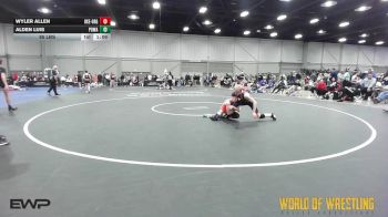 85 lbs 5th Place - Wyler Allen, OK Elite 14U Orange vs Alden Luis, POWA 14U