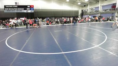 130 lbs Cons. Semis - Zuri Mccalpine-Ingram, Morris Fitness Wrestling Club vs Kalynn Lyons, Nebraska Wrestling Academy