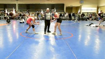 130 lbs Rr Rnd 3 - Ella Henckel, NewWhale Purple - Girls vs Brianna Ferrone, Sassy Lassies FIWC - Girls