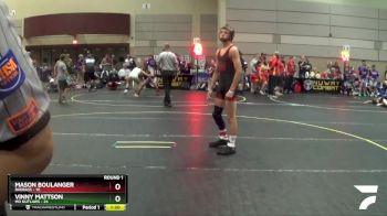 125 lbs Round 1 (6 Team) - Mason Boulanger, BadBass vs Vinny Mattson, MO Outlaws