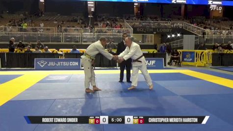 Christopher Meridth Hairston vs Robert Edward Snider 2025 Pan Jiu Jitsu IBJJF Championship