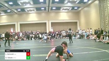 132 lbs Round Of 64 - Landyn Schmidt, 208 Spartans vs Kalani Yokote, Nakamura Wrestling