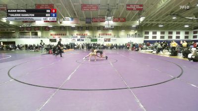 145 lbs Quarterfinal - Valerie Hamilton, Iowa Central Community College vs Aleah Nickel, University Of Alberta