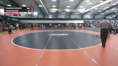 125 lbs Quarterfinal - Christian Horvath, Muhlenberg vs Ethan Staples, Alvernia