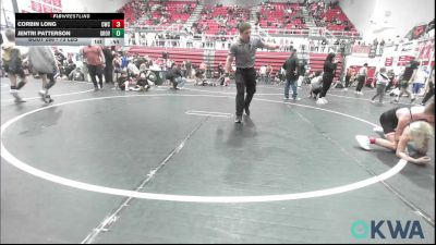 73 lbs Consolation - Corbin Long, Cowboy Wrestling Club vs Jentri Patterson, Grover Rains Wrestling Club