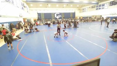 45 lbs Round 2 - Hazel Grimley, Cal Grapplers Wrestling Club vs Leonidas Amaral, Swarm Wrestling Club