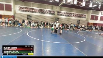 80 lbs Quarterfinal - Rockwell Elton, Payson Lion Wrestling Club vs Tucker Rogers, Alta Wings Wrestling
