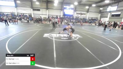 132 lbs Quarterfinal - Dick Gerber, Yuma Grit vs Anthony Garrobo, Desert Dogs WC