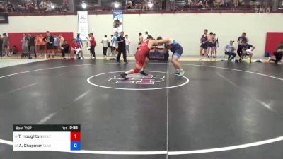 125 kg Round Of 16 - Tyrie Houghton, Wolfpack Wrestling Club vs Austin Chapman, Clarion RTC