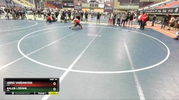 113 lbs Champ. Round 2 - Arno Vardanyan, CA vs Kaleb Lodahl, WI