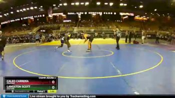 195 lbs Champ. Round 2 - Langston Scott, Eastside vs Caleo Carrera, Palm Bay
