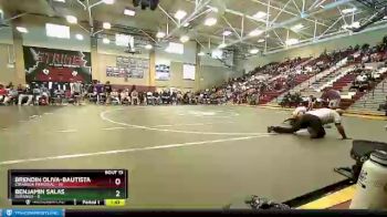 126 lbs Round 4 (10 Team) - Brendin Oliva-Bautista, Cimarron Memorial vs Benjamin Salas, Durango