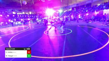 116 lbs Consi Of 8 #2 - Gabriel Valdez, Bald Eagle vs Wyatt Yeager, Dodge City TC