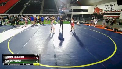 125 lbs Quarterfinal - Jazzman Khoundet, Utah vs Allison Palluck, Oregon