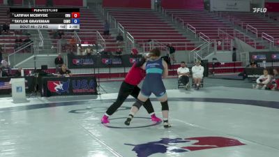 72 kg Cons. Quarters - Latifah McBryde, Cobra Wrestling Academy vs Taylor Graveman, Cardinal WC