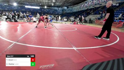 138-B lbs Rr Rnd 3 - Tristen Dood, Michigan Premier WC vs Chase Matter, Journeymen Wrestling Club