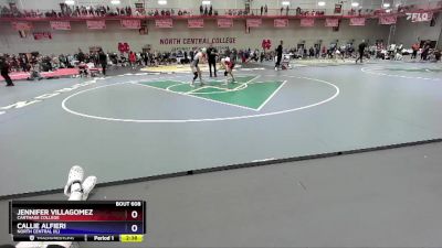 138 B Cons. Round 3 - Jennifer Villagomez, Carthage College vs Callie Alfieri, North Central (IL)