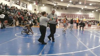 132 lbs Consi Of 8 #1 - Iain Lindvall, Middleborough vs Shamar Buor, Springfield International Charter School