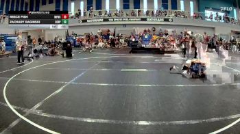 80 lbs Round 1 (6 Team) - Zachary Baginski, Florida Scorpions vs Reece Fish, West Forsyth WC